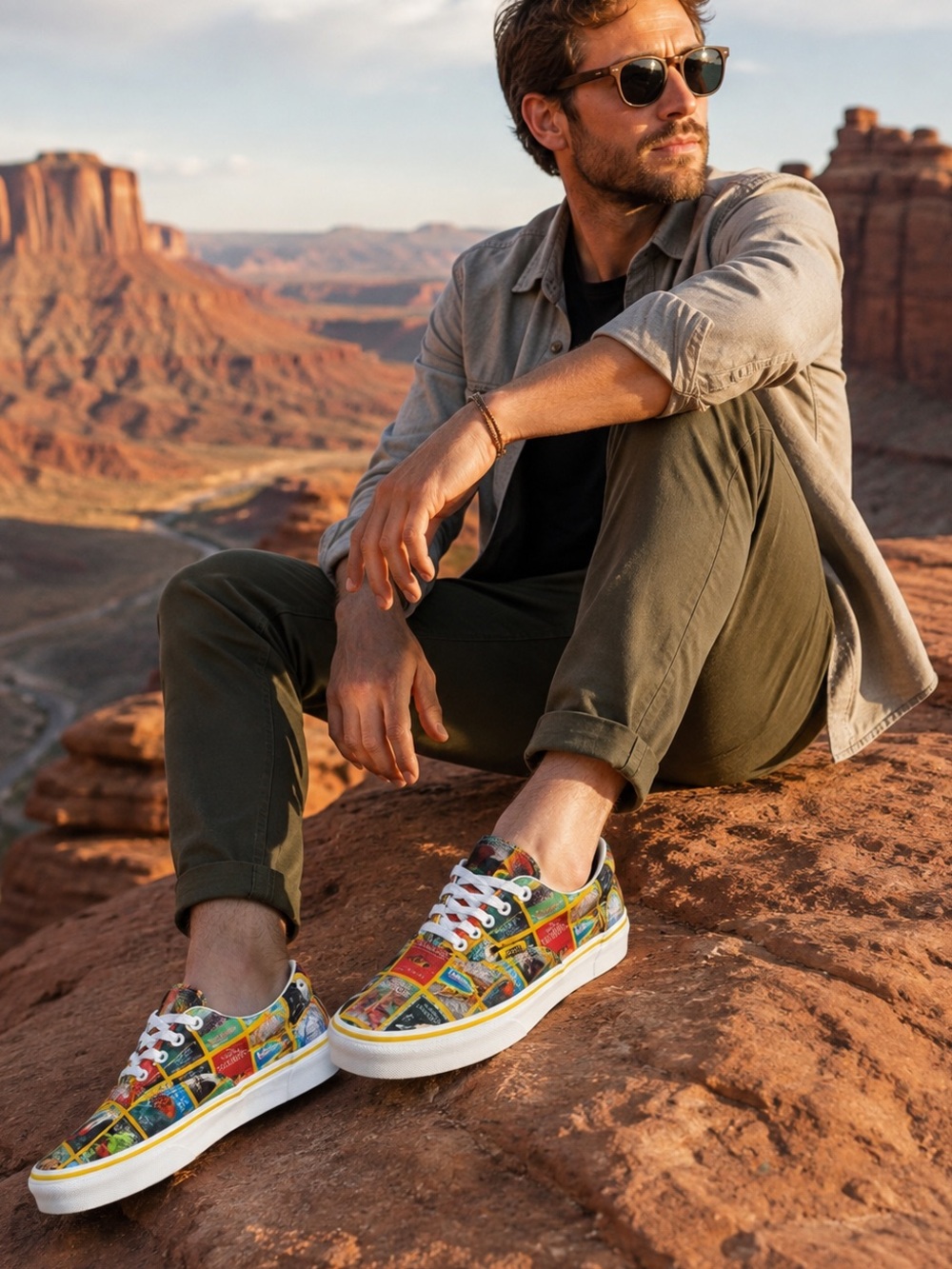 Vans Era x National Geographic “Classic Cover Sneakers | Men’s 9.5 | Rare